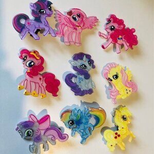 My little pony hair clip set 9 total